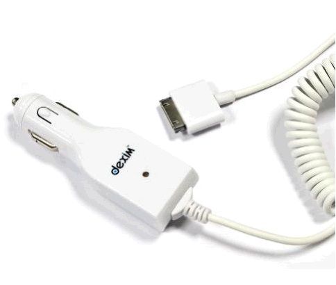 Dexim Car Charger for Apple iPhone 4, 3GS, 3G / iPod DCA021