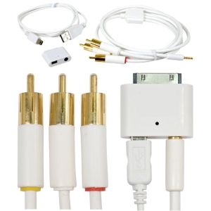 ISOUND AV Cables and charging cablefor iPhone/iPod. DGIPOD-296