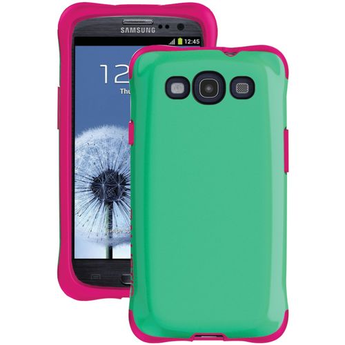 BALLISTIC AP1127-A035 Samsung(R) Galaxy S(R) III Aspira Case (Mint Green/Strawberry Pink)