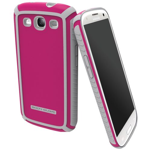 BODY GLOVE 9345001 Samsung(R) Galaxy S(R) III Tactic Brushed Case (Raspberry/Silver)