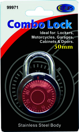 Combination Lock - 1 pack Case Pack 48