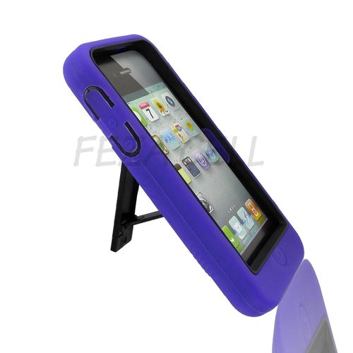 Apple iPhone 5 Purple Robotic Case