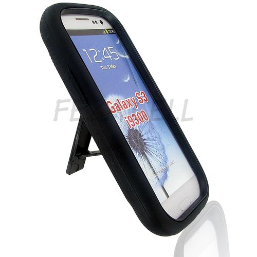 Samsung I9300/ I535/ L710/ T999/ I747 (Galaxy S III) Black Robotic Case