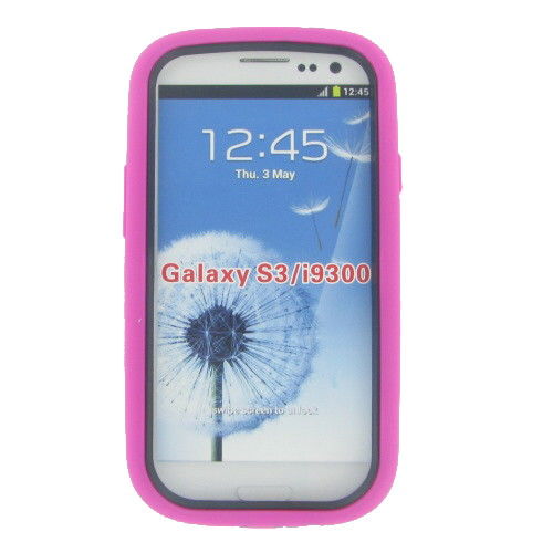 Samsung I9300/ I535/ L710/ T999/ I747 (Galaxy S III) Hot Pink Robotic Case