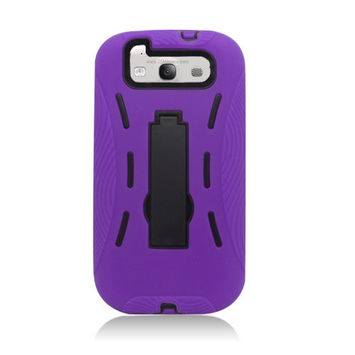 Samsung I9300/ I535/ L710/ T999/ I747 (Galaxy S III) Purple Robotic Case