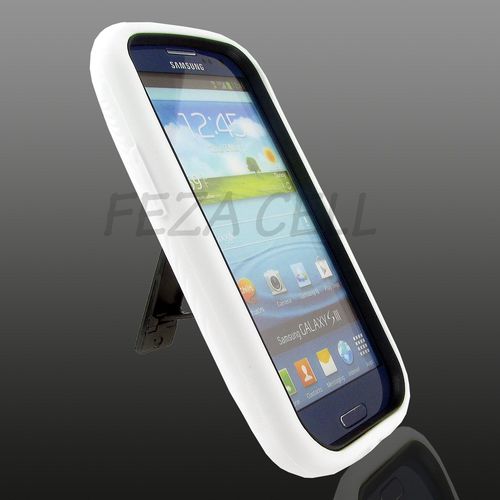 Samsung I9300/ I535/ L710/ T999/ I747 (Galaxy S III) White Robotic Case