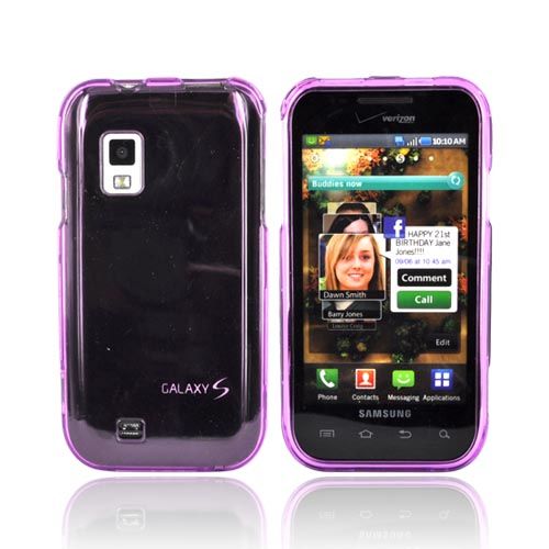 OEM Verizon Samsung i500 Fascinate (Galaxy S) Snap On Case - Purple