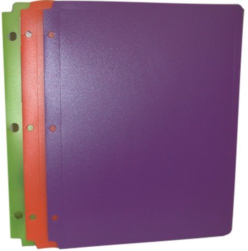 Two Pocket Plastic Folder - ""Snap In"" - 9.5"" x 11.5"" Case Pack 72