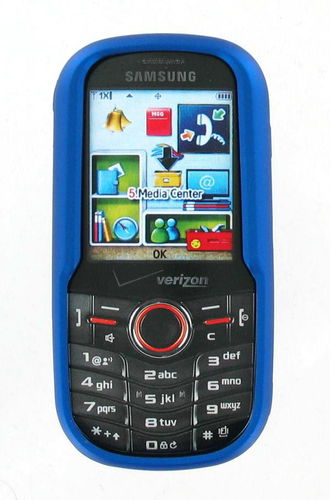 OEM Verizon Samsung Intensity U450 Snap On Case - Blue