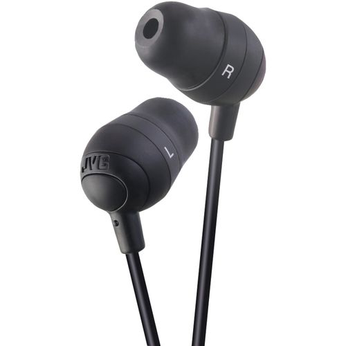 JVC HAFX32B Marshmallow Earbuds (Black)