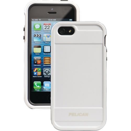 PELICAN CE1150i51A313 iPhone(R) 5 Protector Series ProGear(R) Case (White/Black)