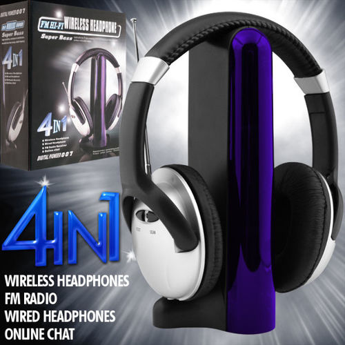 Digital 007 4-in-1 Wireless Headphones