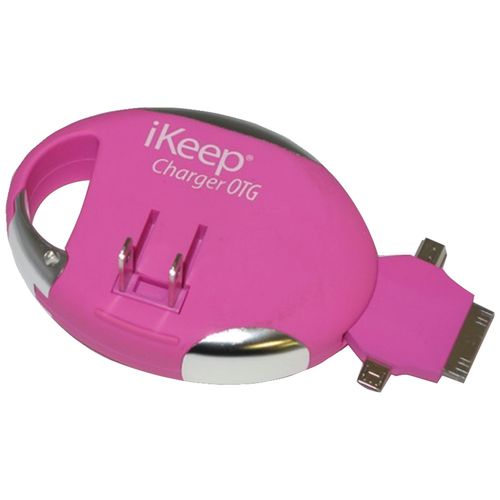 POLDERA IKCOTG-PNK iKeep(R) OTG Charger (Pink)