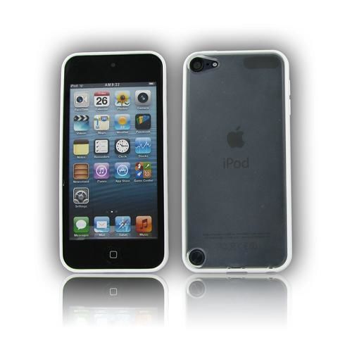 Apple iPod Touch 5 Clear White Frame Case