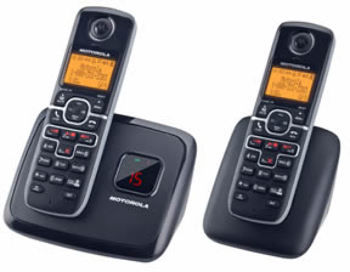 DECT6.0 cordless w/ answering-2 handsets