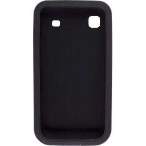 Smooth Silicone Gel Case Gel for Samsung T959 Galaxy S 4G, Vibrant - Black