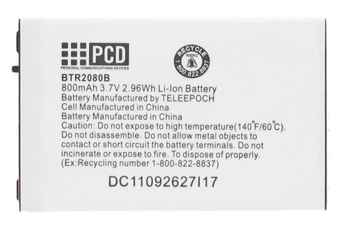 OEM PCD BTR2080B Standard Battery (800 mAh, 3.7V, 96Wh Li-Ion)