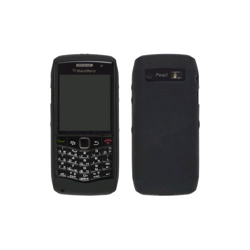 OEM BlackBerry Pearl 3G 9100 9105 Rubberized Silicone Skin Case, Black