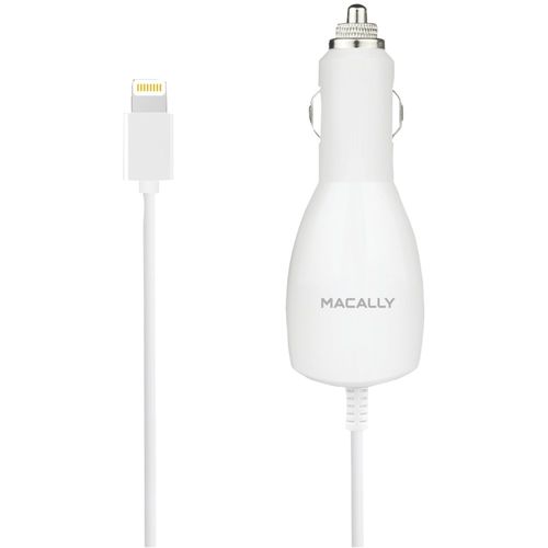 MACALLY MCAR10L 10-Watt Car Charger with 1 Built-In Lightning(TM) Cable