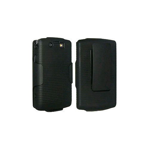 OEM Verizon BlackBerry 9550 Storm 2 Leather Holster Combo - Black