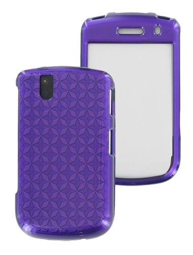 OEM Verizon Snap-On Case for BlackBerry Bold 9650 / Tour 9630 (Pattern Purple)