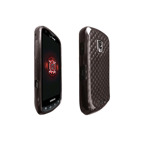 OEM Verizon High Gloss Silicone Case for Samsung DROID Charge SCH-i510 (Black)