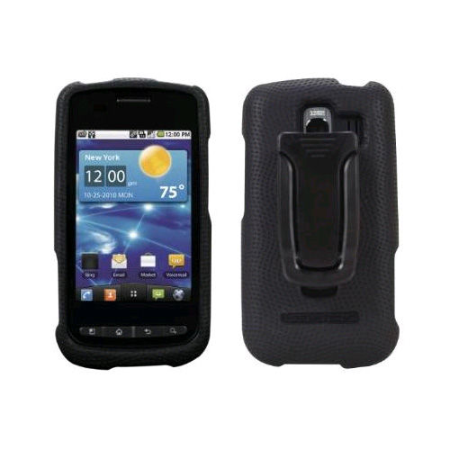 Body Glove Rubberized Snap-On Case for LG Vortex VS660 (Black)
