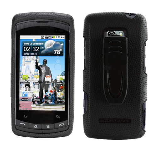 Body Glove Snap-On Case with Belt Clip for LG Ally VS740 (Black)