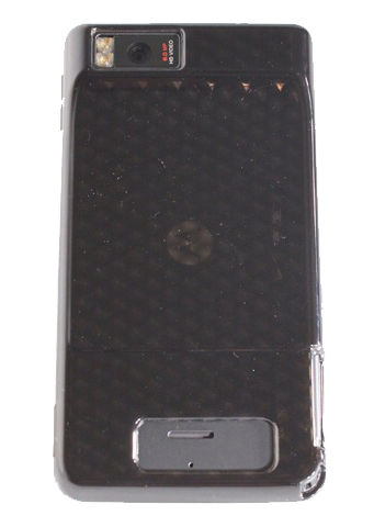 Verizon High Gloss Silicone Cover Case for Motorola Droid X MB810 / Motorola Droid X2 MB870 (Black)