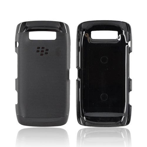 OEM Blackberry Torch 9850, 9860 Rubber Hardshell with Skin - Black