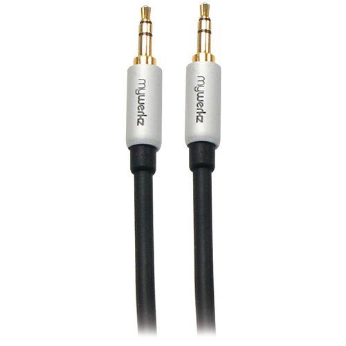 IWERKZ 44602 3.5mm Auxiliary Audio Cable, 1 m