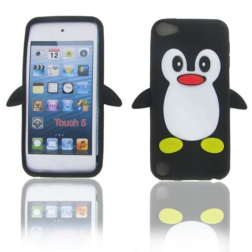 Apple iPod Touch 5 Penguin Skin Case Black