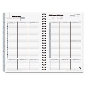 Metropolitan Wirebound Weekly Planner Refill, 5-1/2 x 8-1/2, 2014