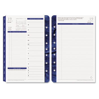 Monticello Dated Two-Page-per-Day Planner Refill, 5-1/2 x 8-1/2, 2014