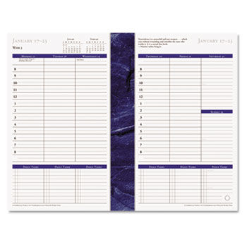 Monticello Dated Weekly/Monthly Planner Refill, 5-1/2 x 8-1/2, 2014