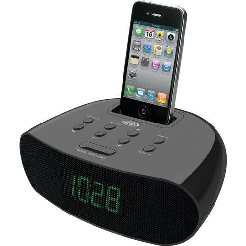 JENSEN JIMS-70I iPhone(R)/iPod(R) Docking Digital Clock Radio