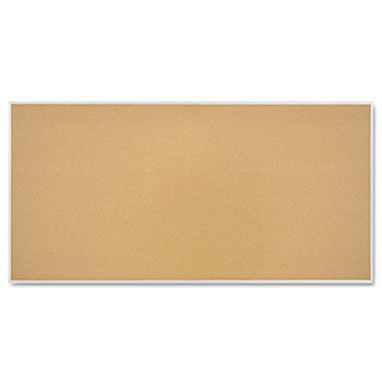 Cork Bulletin Board, 96 x 48, Aluminum Frame