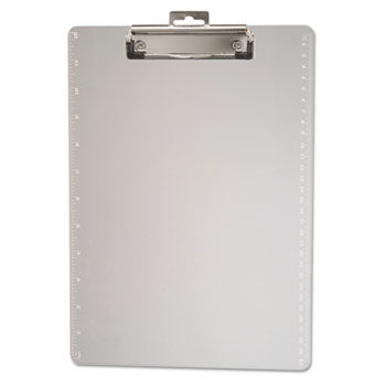 Plastic Clipboard, 1/2"" Capacity, Holds 8 1/2 x 11, Clear