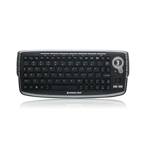 Wireless Compact Keyboard with Trackball