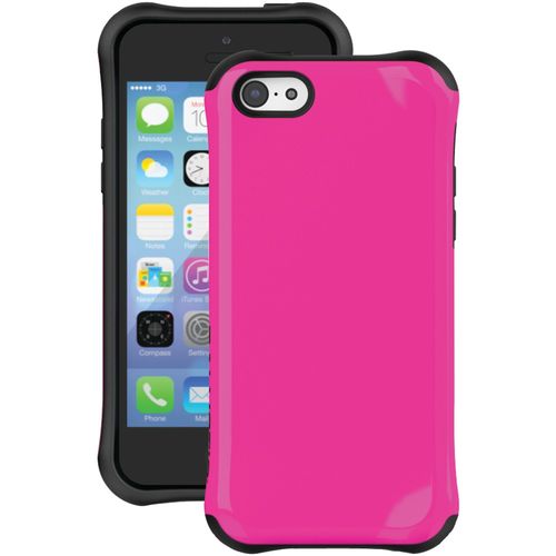 BALLISTIC AP1154-A435 iPhone(R) 5c Aspira Series Case (Painted Neon Hot Pink/Black)
