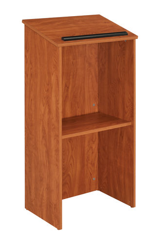 Oklahoma Sound Wooden Multipurpose Presentation freestanding School Full Floor Lectern Podium Cherry