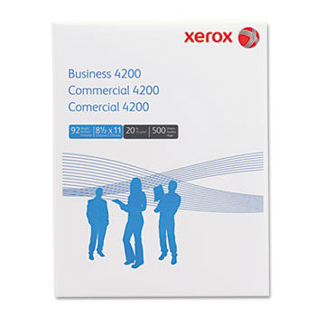 Business 4200 Copy Paper, 92 Brightness, 20lb, 8-1/2 x 11, White, 5000 Shts/Ctn