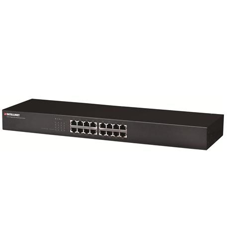 Gigabit 16 Port Switch, Rack, Metal