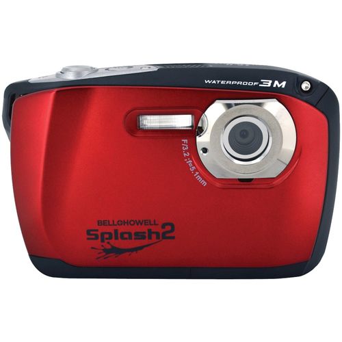 BELL+HOWELL WP16-R 16.0 Megapixel WP16 Splash2 HD Underwater Digital Camera (Red)