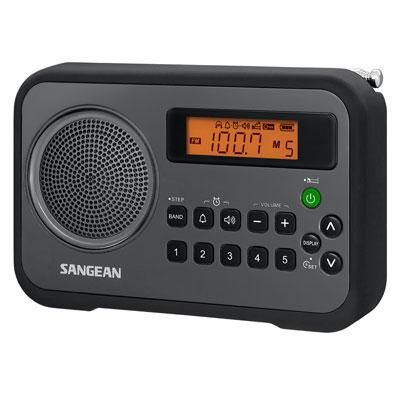 AM FM Clock Digital Radio Blk