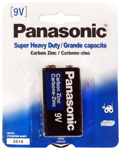 9 VOLT-SUPER HEAVY DUTY- PANASONIC BATTERY :  ( Pack of  48 Pcs. )