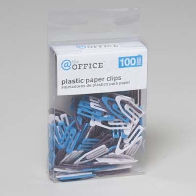 Plastic Paper Clips 100 Count Case Pack 144