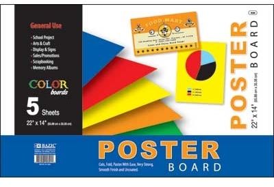 Color Poster Board Case Pack 48