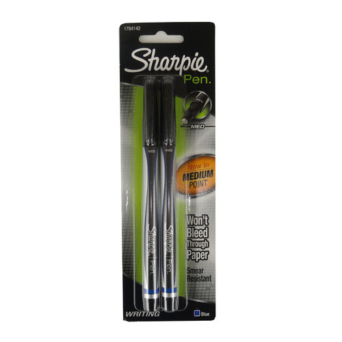 SANFORD SHARPIE MEDIUM POINT BLUE 48/2PKS OF PENS PER CASE