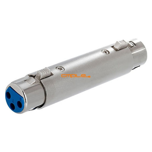 Cmple 3P XLR Jack to 3P XLR Jack Adapter